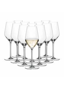 Champagnerglas Spiegelau "Champagnergl&auml;ser Style 310 ml 12er Set transparent", bunt (transparent), B:7,5cm H:22,3cm &Oslash;:7,5cm, Glas, Trinkgef&auml;&szlig;e, Champagnerglas, Sp&uuml;lmaschinenfest