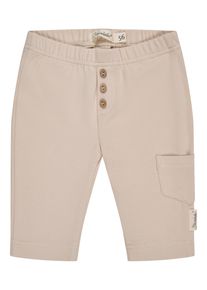 Stoffhose Sterntaler "Hose mit Tasche", Kinder, Gr. 86, EURO, beige, Obermaterial: 95% Baumwolle CO. 5% Elasthan EL., Hosen Stoffhose