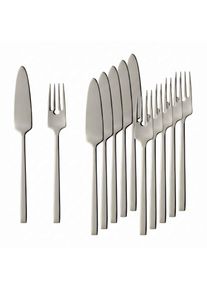 Villeroy & Boch Fischbesteck VILLEROY & BOCH "Fischbesteck La Classica 6er Set silber", silber, 12, Essbesteck-Sets, Fischbesteck, Sp&uuml;lmaschinenfest