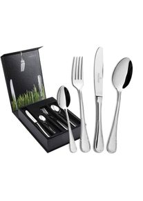 Besteck-Set "Tafelbesteck inkl. Besteckbox Ligato 24er Set silber", silber, 24, PICARD & WIELP&Uuml;TZ SOLINGEN, Essbesteck-Sets, Besteck-Set, Sp&uuml;lmaschinengeeignet