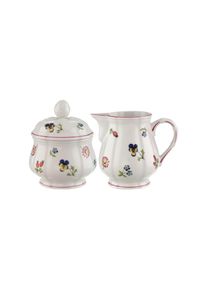 Villeroy & Boch Milch- und Zuckerset VILLEROY & BOCH "Milch- und Zucker-Set Petite Fleur 2er Set bunt", bunt, 2, Porzellan, Geschirr-Sets, Milch- und Zuckerset, Sp&uuml;lmaschinenfest, Mikrowellensicher