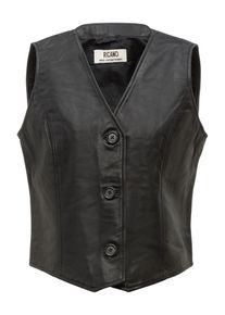 Lederjacke RICANO "Lederjacke Flavia", Damen, Gr. XS, schwarz, Obermaterial: 100% Lammnappaleder LANA. Futter: 100% Polyester PES., normal, V-Ausschnitt, Jacken Lederjacke, Handgefertigt aus echtem Leder