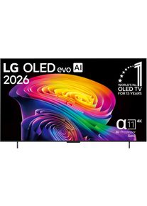 LG OLED-Fernseher "OLED42C68LA", Energieeffizienz: G, schwarz, 42 &Prime;, Fernseher, OLED-Fernseher