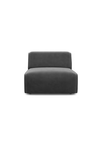 Sessel OTTO HOME "Merid Sofa-Mittel-Element, Breite: 84 cm", grau (anthrazit), B:84cm H:70cm T:97cm, Struktur fein (100% Polyester);Samtoptik (100% Polyester);Samtcord (92% Polyester, 8% Polyamid), Sessel, Sessel, als Modul oder separat verwendbar, f&uuml;r individuelle Zusammenstellung
