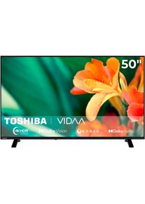 Toshiba LED-Fernseher "50UV1563DDW", Energieeffizienz: D, schwarz, 50 &Prime;, Fernseher, LED-Fernseher