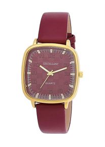 Quarzuhr Lady, bordeaux, Armbanduhren, Damen, Quarzuhr
