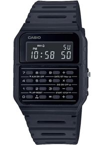 Chronograph CASIO VINTAGE, schwarz (schwarz, schwarz), Armbanduhren, Damen, Chronograph, Quarzuhr, Armbanduhr, Damen, Herren, retro, Taschenrechner, digital