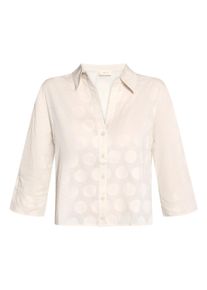 Klassische Bluse Cartoon "Oversize-Bluse mit Kragen", Damen, Gr. 46, beige, Obermaterial: 100% Baumwolle CO., Blusen Klassische Bluse