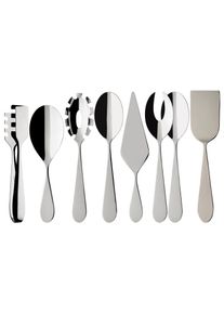Villeroy & Boch Besteck-Set VILLEROY & BOCH "Servierbesteck Sereno XXL 7er Set silber", silber, 7, Essbesteck-Sets, Besteck-Set, Sp&uuml;lmaschinenfest