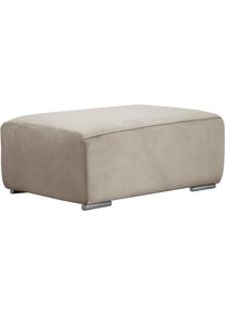 Hocker OTTO HOME "BEATRICE mit Wellenfederung, Ma&szlig;e B/T/H: 100/68/45 cm", beige, B:100cm H:45cm T:68cm, Hocker, Hocker, passend zur "Beatrice"-Serie, in hochwertiger Verarbeitung