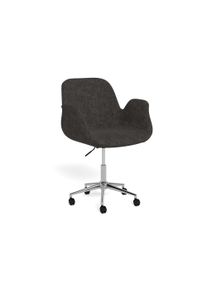 Schreibtischstuhl ACTONA GROUP "Beth, Stuhl, Polsterstuhl", , chrom, chrom, dunkelgrau, B:58cm H:88cm T:57,5cm, Stoff, St&uuml;hle, Schreibtischstuhl, Stuhl,dunkelgrau,Drehfunktion