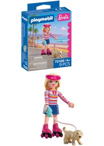 Konstruktions-Spielset Playmobil "Playmobil x Barbie&trade; Malibu (72126), Barbie&trade;", bunt, Spielbausteine, Kinder, Kunststoff, Konstruktions-Spielset, Made in Europe