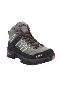 Wanderschuh CMP "Rigel Mid", Damen, Gr. 38, grau (grau, schwarz), Obermaterial: 100% Rindsleder Leather cow., Schuhe Wanderschuh