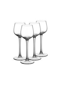 Villeroy & Boch Champagnerglas VILLEROY & BOCH "Grappagl&auml;ser Purismo Specials 50 ml 4er Set transparent", bunt (transparent), B:5,4cm H:15,2cm &Oslash;:5,4cm, Glas, Trinkgef&auml;&szlig;e, Champagnerglas, Sp&uuml;lmaschinenfest