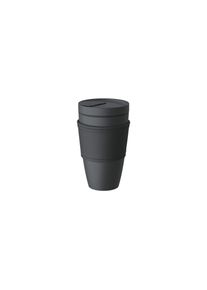 Villeroy & Boch Isolierflasche VILLEROY & BOCH "Kaffeebecher Coffee To Go 350 ml schwarz", schwarz, H:2cm, Trinkflaschen, Isolierflasche, Sp&uuml;lmaschinengeeignet, Mikrowellenfest