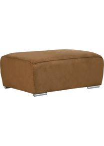 Hocker OTTO HOME "BEATRICE mit Wellenfederung, Ma&szlig;e B/T/H: 100/68/45 cm", gelb (curry), B:100cm H:45cm T:68cm, Hocker, Hocker, passend zur "Beatrice"-Serie, in hochwertiger Verarbeitung