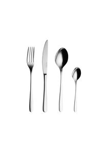 Besteck-Set "Besteckset Essential 24er Set silber", silber, 24, LIKE. BY VILLEROY & BOCH, Essbesteck-Sets, Besteck-Set, Sp&uuml;lmaschinenfest