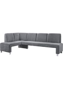 Eckbank exxpo - SOFA FASHION "Intenso, viele Bezugsstoffe Cord, Struktur 243/158 cm (B/T)", antrazith, B:243cm H:92cm T:158cm, Zusammensetzung: Polyester 100%, Sitzb&auml;nke, Eckbank, hohe Bodenfreiheit, frei im Raum stellbar, hoher Sitzkomfort