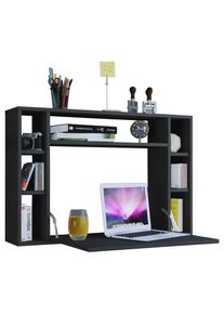 Schreibtisch Vcm "Holz H&auml;nge Schreibtisch Wandschreibtisch Wandila", schwarz, B:90cm T:20cm, Tische, Schreibtisch