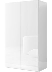 Schuhschrank OTTO HOME "SMILE Breite 63 cm, H&ouml;he 114 cm, Schuhregal mit 5 Ebenen", wei&szlig; (wei&szlig; hochglanz lack), B:63cm H:114cm T:35cm, Schr&auml;nke, Schuhschrank, Schuhkommode in Weiss Hochglanz Lack