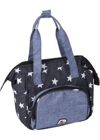 Bayer Chic 2000 Puppen Wickeltasche CHIC2000 "Sternchen", blau (sternchen blau), Puppenausstattungen, KinderB:15cm H:24cm T:15cm, Polyester, Puppen Wickeltasche, B:15cm H:24cm T:15cm