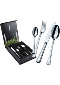 Besteck-Set "Tafelbesteck inkl. Besteckbox Aradena 24er Set silber", silber, 24, PICARD & WIELP&Uuml;TZ SOLINGEN, Essbesteck-Sets, Besteck-Set, Sp&uuml;lmaschinengeeignet