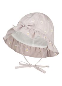 Sonnenhut Sterntaler "Hut G&auml;nsebl&uuml;mchen", Kinder, Gr. 49, grau (lichtgrau), Obermaterial: 100% Baumwolle CO. 100% Baumwolle CO. 100% Baumwolle CO. 100% Baumwolle CO. 100% Baumwolle CO., H&uuml;te Sonnenhut