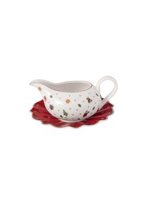 Villeroy & Boch Sauciere VILLEROY & BOCH "Sauciere mit Unterteil Toy's Delight 500 ml bunt", bunt, B:18cm H:10,5cm L:20cm T:20cm, Sch&uuml;sseln, Sauciere, Handw&auml;sche wird empfohlen