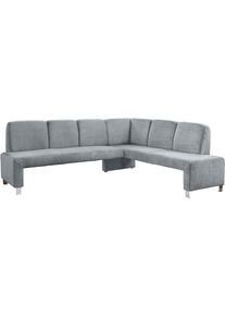Eckbank exxpo - SOFA FASHION "Intenso, modern, 263/198 cm (B/T)", dunkelgrau, B:263cm H:92cm T:198cm, Zusammensetzung: Polyester 100%, Sitzb&auml;nke, Eckbank, hohe Bodenfreiheit, frei im Raum stellbar, hoher Sitzkomfort