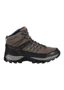 Wanderschuh CMP "Rigel Mid", Herren, Gr. 47, grau (braun, anthrazit), Obermaterial: 100% Rindsleder Leather cow., Schuhe Wanderschuh