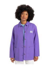 Funktionsjacke Quiksilver "Workwear", Damen, Gr. XS, dusted peri, Obermaterial: 100% Baumwolle., Jacken Funktionsjacke