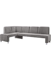 Eckbank exxpo - SOFA FASHION "Intenso, viele Bezugsstoffe Cord, Struktur 243/158 cm (B/T)", cappuccino, B:243cm H:92cm T:158cm, Zusammensetzung: Polyester 100%, Sitzb&auml;nke, Eckbank, hohe Bodenfreiheit, frei im Raum stellbar, hoher Sitzkomfort