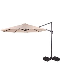 Ampelschirm Garden Pleasure "Deluxe-Ampelschirm", schwarz, Bezug: 100% Polyester, Standschirme, Ampelschirm, mehrfach vestellbar