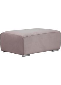 Hocker OTTO HOME "BEATRICE mit Wellenfederung, Ma&szlig;e B/T/H: 100/68/45 cm", rosa (ros&eacute;), B:100cm H:45cm T:68cm, Hocker, Hocker, passend zur "Beatrice"-Serie, in hochwertiger Verarbeitung