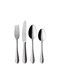 Villeroy & Boch Besteck-Set VILLEROY & BOCH "Tafelbesteck Mademoiselle silber", silber, 24, Essbesteck-Sets, Besteck-Set, rostfrei, sp&uuml;lmaschinengeeignet