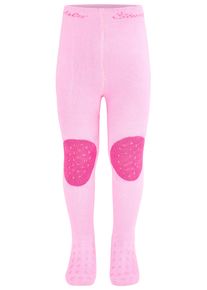 Strumpfhose Sterntaler "Krabbelstrumpfhose Tukan", Kinder, Gr. 92, rosa (perlrosa), Obermaterial: 85% Baumwolle CO. 12% Polyamid PA. 3% Elasthan EL., Strumpfhosen Strumpfhose