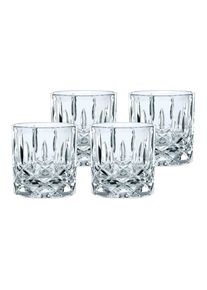 Whiskyglas Nachtmann "Whiskygl&auml;ser Noblesse 245 ml 4er Set transparent", bunt (transparent), B:2cm H:2cm &Oslash;:8cm, Glas, Trinkgef&auml;&szlig;e, Whiskyglas, Erh&ouml;hte Bruchfestigkeit, Kristallglas, sp&uuml;lmaschinenfest