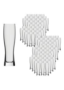 Bierglas Rastal "Weizenbiergl&auml;ser Monaco Slim 0,3 l 120er Set transparent", bunt (transparent), B:6,3cm H:21,3cm &Oslash;:6,3cm, Glas, Trinkgef&auml;&szlig;e, Bierglas, Sp&uuml;lmaschinenfest