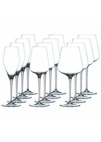 Gl&auml;ser-Set Nachtmann "Wein- und Champagnergl&auml;ser ViNova 12er Set transparent", bunt (transparent), B:2cm H:2cm, Glas, Trinkgef&auml;&szlig;e, Gl&auml;ser-Set, Sp&uuml;lmaschinenfest