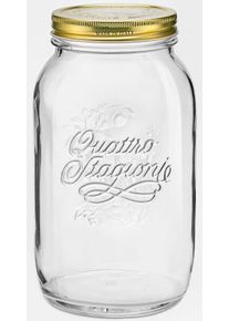 Einmachglas Bormioli Rocco "Quattro Stagioni", transparent (klar), B:35cm H:22,5cm L:23,5cm &Oslash;:10cm, Glas, Lebensmittelaufbewahrungsbeh&auml;lter, Einmachglas, luftdicht verschlie&szlig;bar