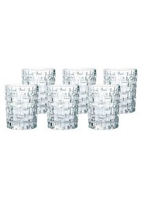Whiskyglas Nachtmann "Whiskygl&auml;ser Bossa Nova 330 ml 6er Set transparent", bunt (transparent), B:8,6cm H:10,1cm &Oslash;:8,6cm, Glas, Trinkgef&auml;&szlig;e, Whiskyglas, Sp&uuml;lmaschinenfest