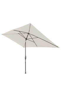 Doppler Sonnenschirm, Naturfarben, Metall, Textil, 300x200 cm, h&ouml;henverstellbar, Knickgelenk, stabile Strebegelenke, UV-best&auml;ndig, wetterbest&auml;ndig, Sonnenschutz, Sonnenschirme