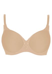 T-Shirt-BH Viania "Spacer B&uuml;gel BH Carola", Damen, Gr. 75, Cup D, beige (nude), Stoff, Obermaterial: 62% Polyamid PA. 27% Polyester PES. 11% Elasthan EL., BHs T-Shirt-BH