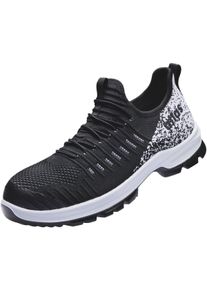 Sicherheitsschuh Atlas SCHUHE "Fast 12" Gr. 45, schwarz (schwarz, wei&szlig;), 45, Obermaterial: 100% Synthetik synthetic., Schuhe, Sicherheitsschuh
