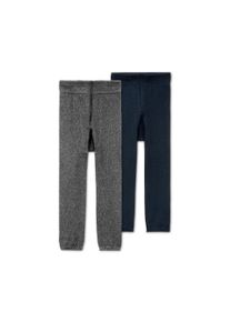 Tchibo - 2 gyerek k&ouml;t&ouml;tt leggings - nő|f&eacute;rfi - m&eacute;ret 146/152 - k&eacute;k