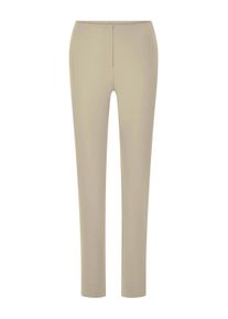 Stoffhose GOLDNER "Kurzgr&ouml;&szlig;e Elegante 7/8-Hose mit Schlupfbund", Damen, Gr. 23, K-Gr, beige, Obermaterial: 67% Baumwolle CO. 28% Polyamid PA. 5% Elasthan EL., schmal, Hosen Stoffhose, figurschmeichelde Schnittf&uuml;hrung