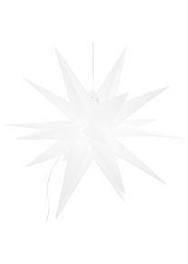 Bonetti LED Stern "Weihnachtsstern, 3D Nordlicht", wei&szlig;, &Oslash; 57cm, 1 Stk., Leuchten, &Oslash; 57 cm, mit 6-Stunden-Timer und Farbwechsler, Weihnachtsdeko aussen, LED Stern