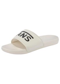Badesandale Vans "La Costa Slide-On", Damen, Gr. 44,5, wei&szlig; (sanftes wei&szlig;), Synthetik, Schuhe Badesandale, Badelatschen