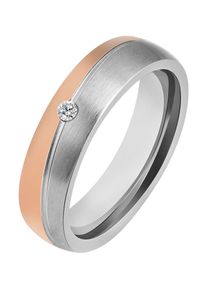 Adelia&acute;s Fingerring ADELIA&acute;S "Damen Ring aus Edelstahl mit Strass Steinchen" Gr. 62, gold, Fingerringe, Damen, 62, Edelstahl, Fingerring