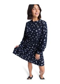 Spitzenkleid Roxy "Vl Sunset Season", Damen, Gr. XS, US-Gr&ouml;&szlig;en, blau (anthrazit sol searcher ditsy), Obermaterial: 100% Viskose., Kleider Spitzenkleid